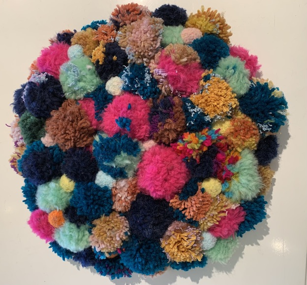 Kim MacDonald | Pom Pom | Wall hanging|  McAtamney Gallery and Design Store | Geraldine NZ